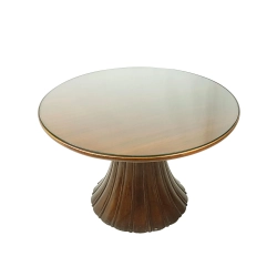 Mulyoharjo Wood & Glass Coffee Table attributed to Guglielmo Ulrich, 1930s Furniture Supplier