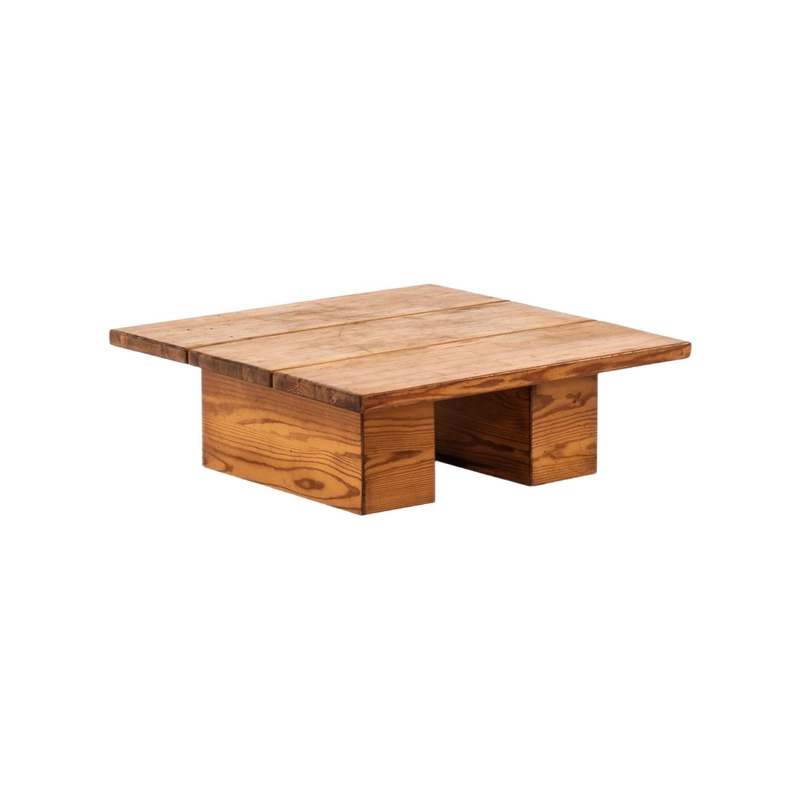 Finnish Coffee or Side Table in Wood by Ilmari Tapiovaara for Laukaa Furniture Supplier