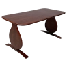 Mid-Century Modern Italian Rectangular Coffee Table in Wood, 1950s Furniture Supplier