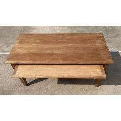 Mulyoharjo Mid Century Modern Bleached Solid Wood Coffee Table Furniture Supplier