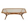 Vintage Midcentury Brazilian Wood and Glass Coffee Table Furniture Supplier