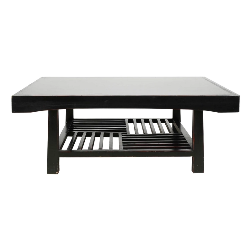 Late 20th C Chinese Ebonized Wood Coffee Table Furniture Supplier Late 20th C Chinese Ebonized Wood Coffee Table Furniture Supplier