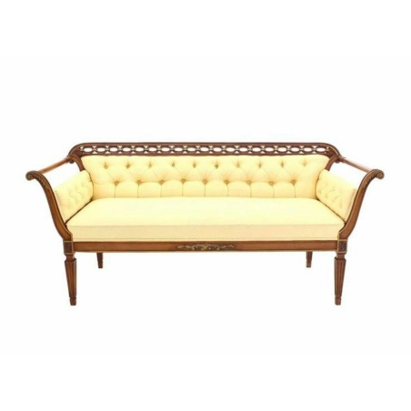 Classic Carved Mahogany Wood Sofa 471 for Kitchen and Dining Room - Mulyoharjo Furniture Supplier