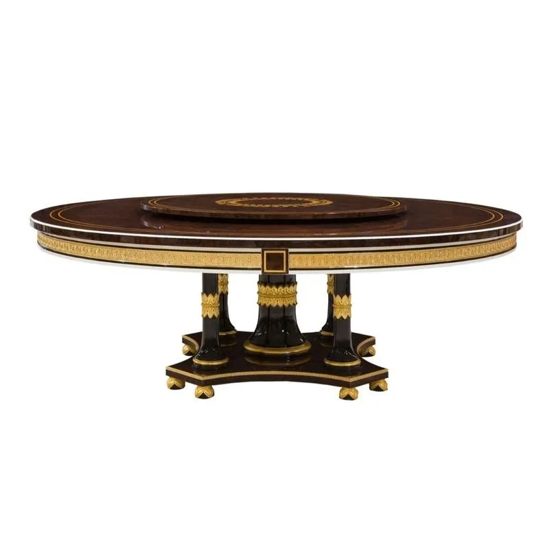 Jalel Classic Dining Table for Classic Dining Tables by Mulyoharjo Furniture Supplier