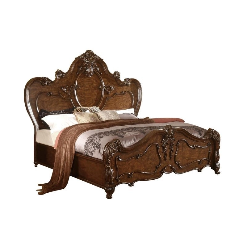 French Classic Painted Bed Mulyoharjo Furniture Wholesale