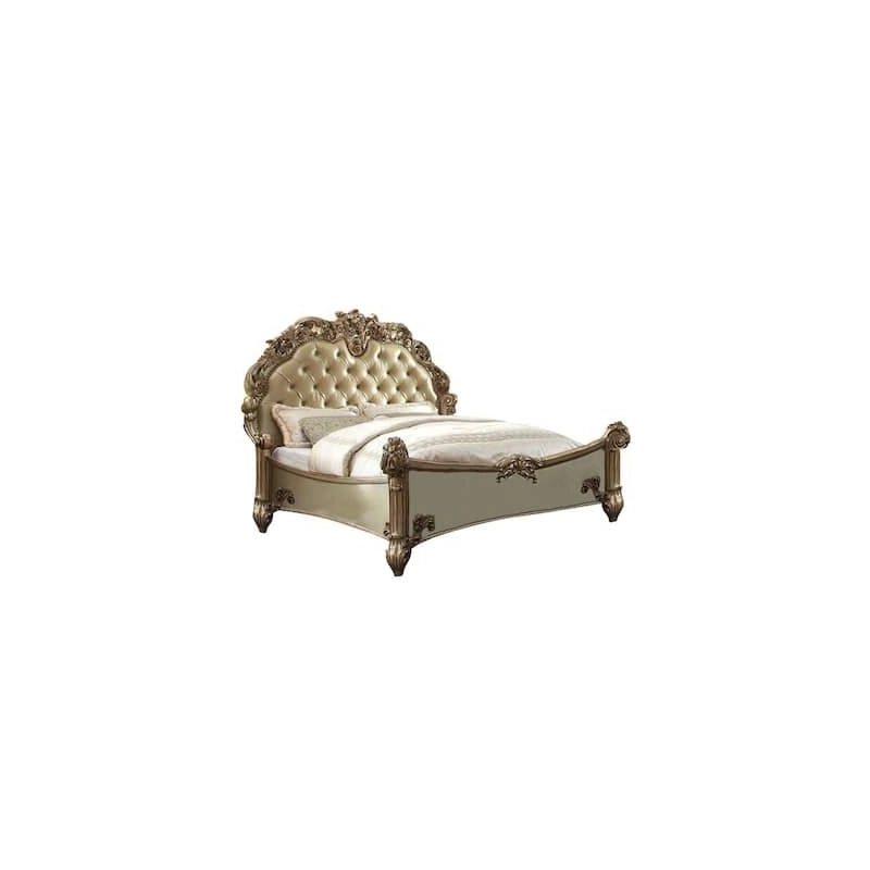 French Classic Painted Bed Mulyoharjo Furniture Manufacturer