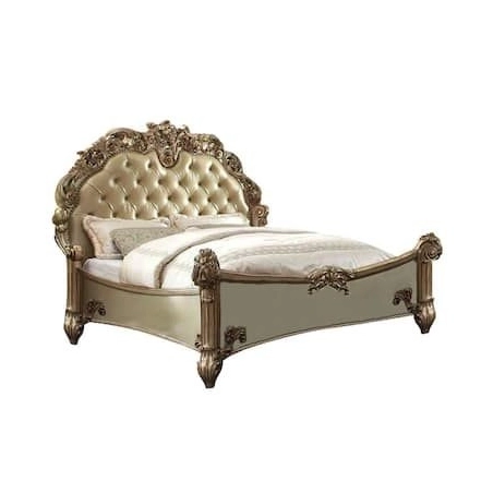 French Classic Painted Bed Mulyoharjo Furniture Manufacturer