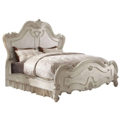 French Classic Painted Bed Furniture Mulyoharjo Furniture White-Labeled