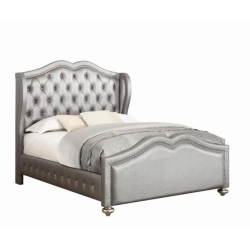 French Classic Painted Bed Furniture Mulyoharjo Furniture Wholesale