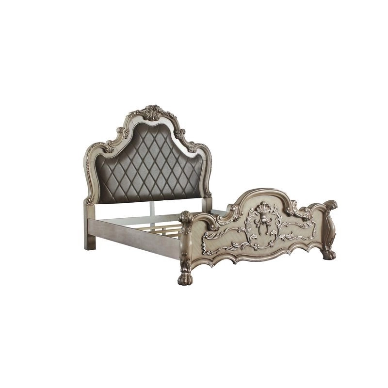 French Classic Painted Bed Furniture Mulyoharjo Furniture Supplier