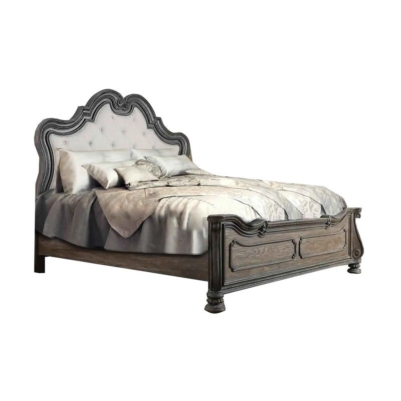 French Classic Painted Bed Furniture Mulyoharjo Furniture Wholesale