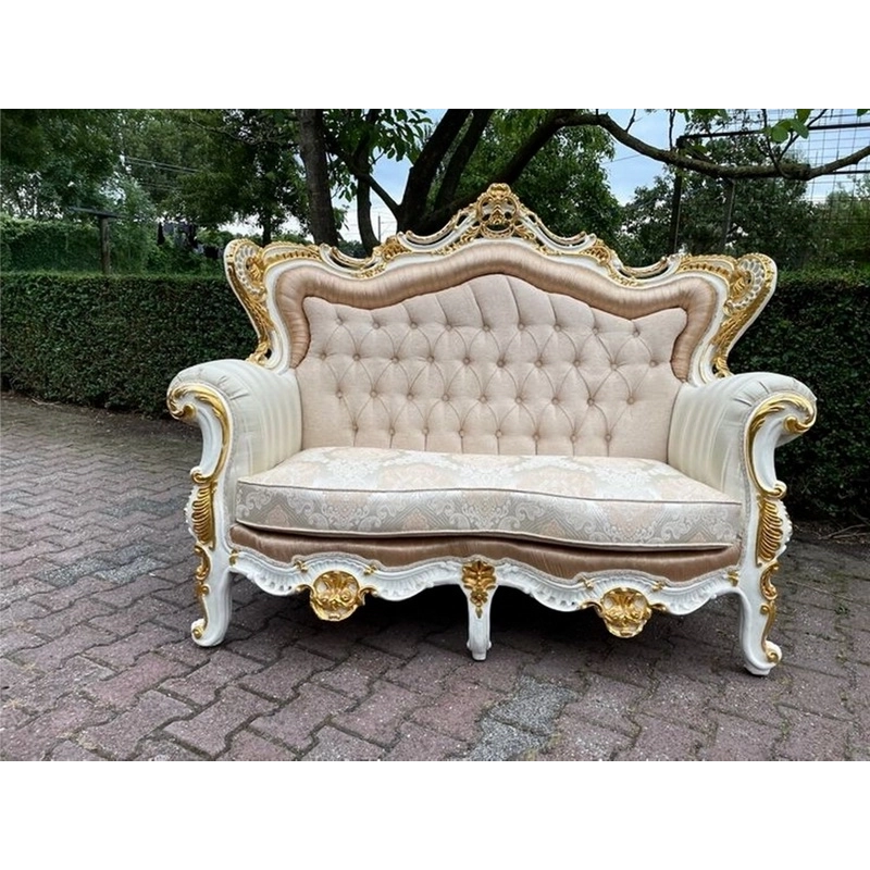 French Classic Painted Sofa Furniture Jepara