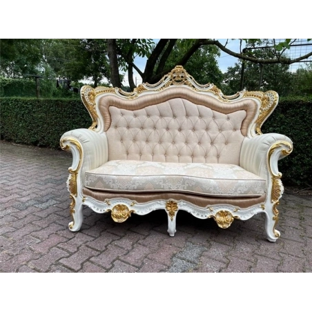 French Classic Painted Sofa Furniture Jepara