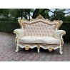 French Classic Painted Sofa Furniture Jepara