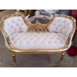 French Classic Painted Sofa Furniture Jepara