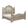 Luxury Rococo style classic bed Furniture Supplier