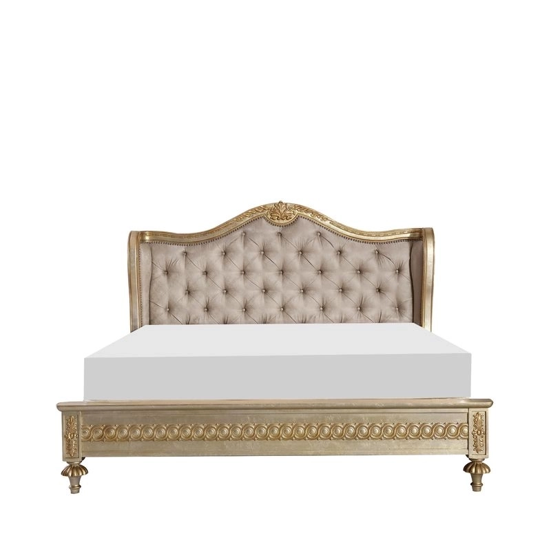 Louise-inspired classic bed Jepara Furniture White-Labeled