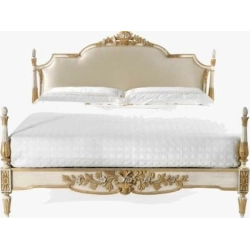 Rococo carved classic bed from Jepara Furniture Supplier