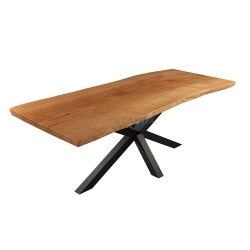 Suar Solid Wood Dining Table Furniture Supplier