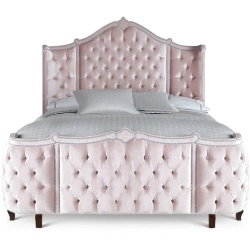 Painted French classic bed Furniture Supplier