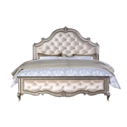 Mahogany wood classic bed Furniture White-Labeled