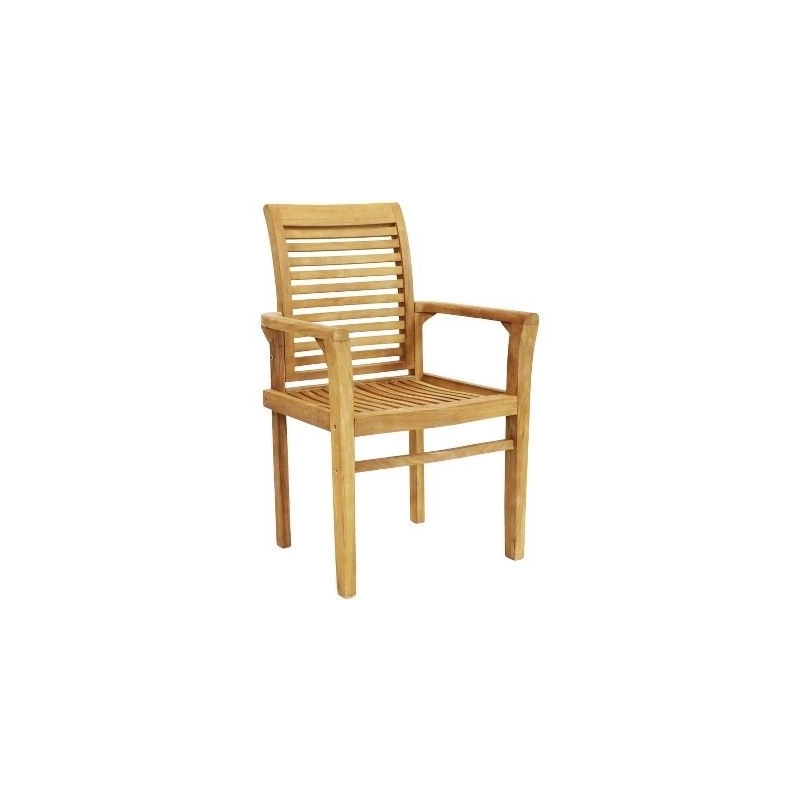 Teak Garden Dining Chair Mulyoharjo Furniture Exporter