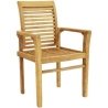 Teak Garden Dining Chair Mulyoharjo Furniture Exporter