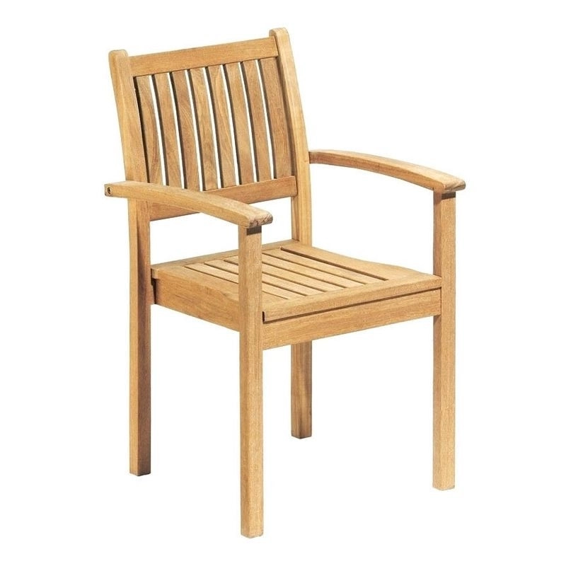 Teak Garden Dining Chair Mulyoharjo Furniture Manufacturer