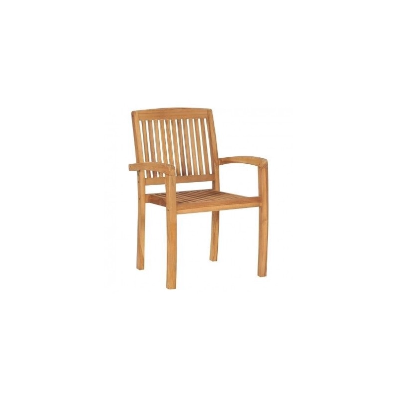 Teak Garden Dining Chair Mulyoharjo Furniture White-Labeled