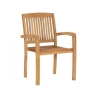 Teak Garden Dining Chair Mulyoharjo Furniture White-Labeled