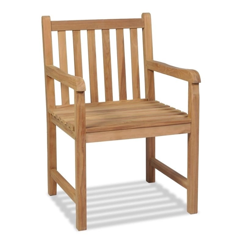 Teak Garden Dining Chair Mulyoharjo Furniture Indonesia