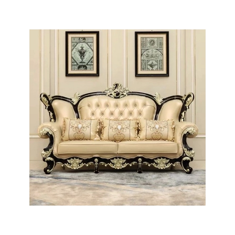 French Provincial Classic Painted Sofa Furniture Export