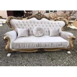 French Provincial Classic Painted Sofa Furniture Wholesaler