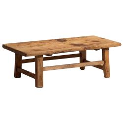 Living Room Furniture Coffee Table - Teak - Brown