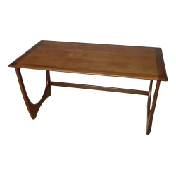 Living Room Furniture Coffee Table - Teak - Brown