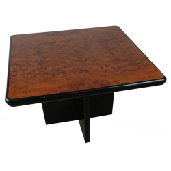 Living Room Furniture Coffee Table - Teak/Mahoganywood - Black