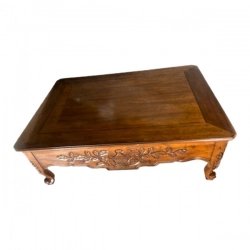 Living Room Furniture Coffee Table - Cherry Wood - Brown