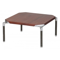 Living Room Furniture Coffee Table - Wood/Metal - Brown