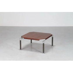Mulyoharjo Wood and Metal Coffee Table attributed to Ico Parisi for Mim, Rome, 1960s Furniture Supplier