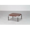 Mulyoharjo Wood and Metal Coffee Table attributed to Ico Parisi for Mim, Rome, 1960s Furniture Supplier