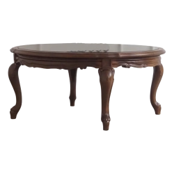 Living Room Furniture Coffee Table - Pine - Brown