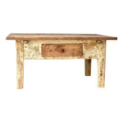 Living Room Furniture Coffee Table - Pine - Beige