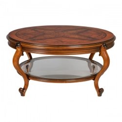 Living Room Furniture Coffee Table - Walnut - Brown