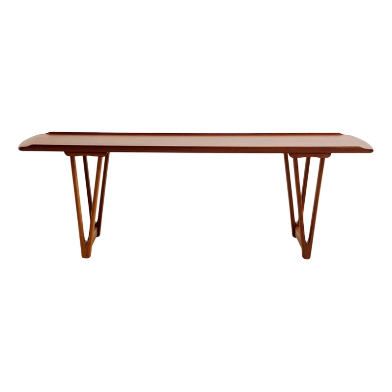 Living Room Furniture Coffee Table - Teak/Veneer - Brown Living Room Furniture Coffee Table - Teak/Veneer - Brown