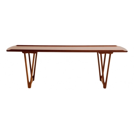 Living Room Furniture Coffee Table - Teak/Veneer - Brown