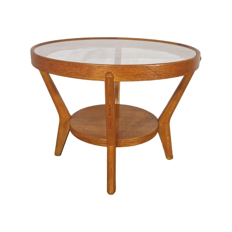 Living Room Furniture Coffee Table - Wood/Glass - Brown Living Room Furniture Coffee Table - Wood/Glass - Brown