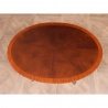 Mulyoharjo Traditional Mahogany Oval Cocktail Table Furniture Supplier