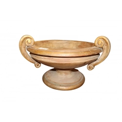 Mulyoharjo 1930s hand Turned & Carved Wood Etruscan Urn Coffee Table Furniture Supplier