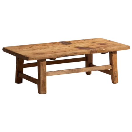 Living Room Furniture Coffee Table - Teak - Brown