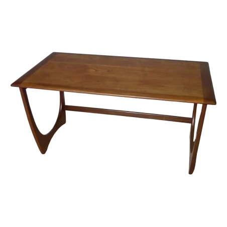 Living Room Furniture Coffee Table - Teak - Brown